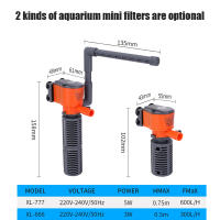 Filtro De Acuario 3 En 1 Bomba De Agua Submersible Para Pequeño Acuario Y Tanque De Peces Con Oxígeno AC220-240V Mini - details 5