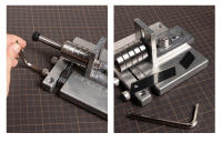 Cortadora De Correas De Cuero Profesional WUTA Con Cuchillas Ajustables Y Pinzas C-Clamp Herramienta De Corte Para Bandas Y Cordones De Aluminio Y Acero - details 4