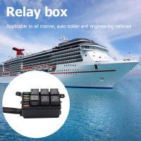 Bloque De Fusibles 12V Con 6 Slots Y Caja De Relé Universal Para Automóvil RV Kit De Cableado Con Relé De 4 Pines 12V 40A - details 2