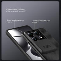 Funda De Teléfono Nillkin Para Xiaomi 14T / Xiaomi 14T pro CamShield pro Con Cubierta Deslizante Para Cámara Material PC+TPU Resistente a Arañazos Y Huellas Ligera Y Antideslizante - details 5
