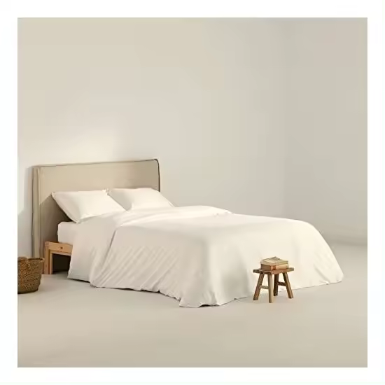 BL BELUM  Funda Nórdica Satén 300 hilos Color: WHITE  Funda Nórdica Satén cuenta con: Cierre con botones ocultos transparentes. - Funda Nórdica Extrasuave - Funda Nórdica 100% Made in Spain - 1