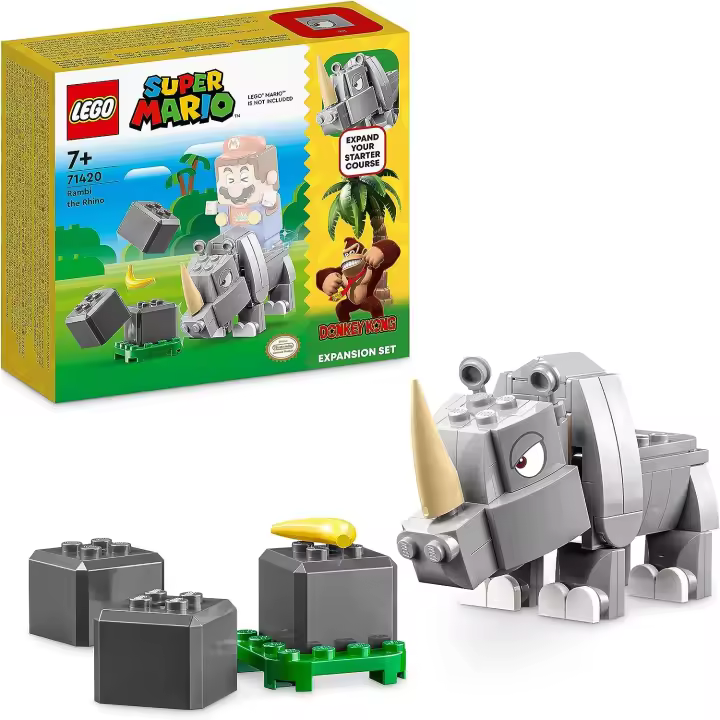 Lego 71420 Set de Expansion Rambi el Rhino Super Mario - 1