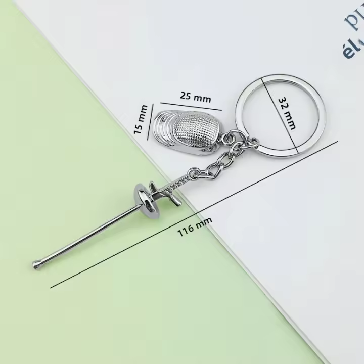Llavero De Deporte Retrò De Criatura Creativa Colgante Para Bolsos De Moda Para Hombres Y Mujeres Decoración Para Amantes De Los Deportes Regalo Ideal - 1