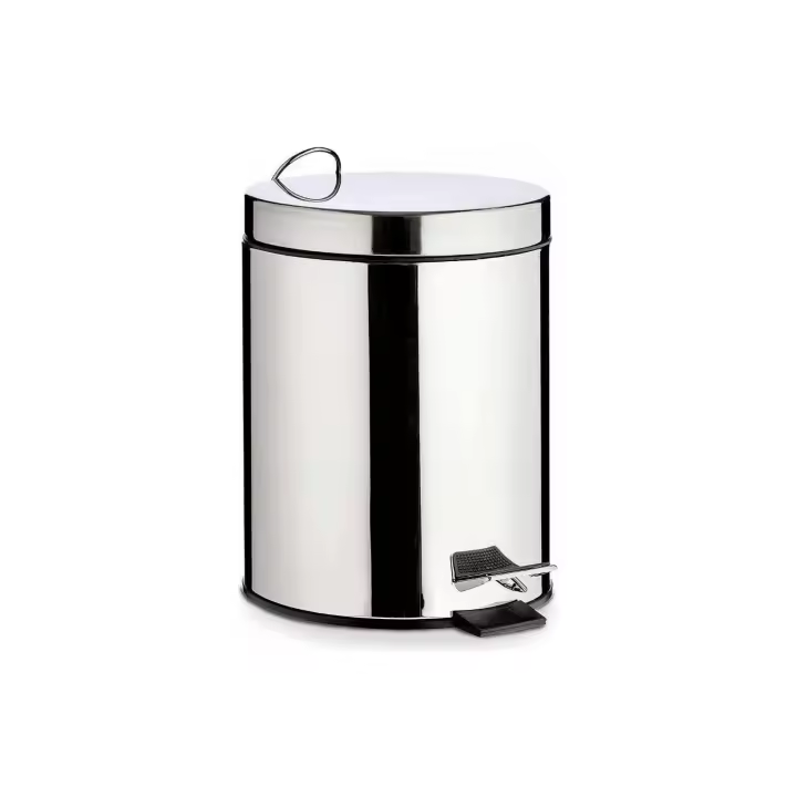 Cubo de Basura con Pedal Berilo Inoxidable 3 Litros Alta Calidad - 1