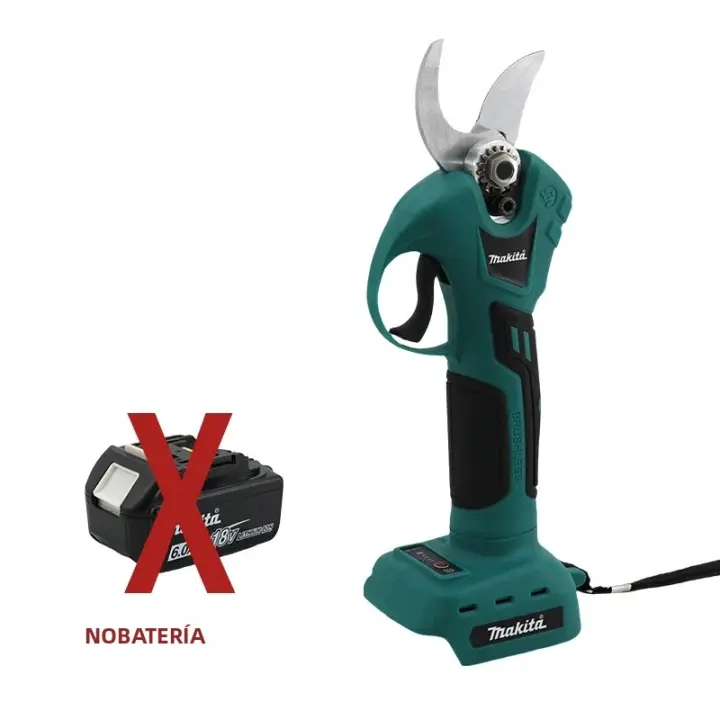 Tijeras Eléctricas De Podar Makita 18V Recargable Para Jardín Y Árboles De Fruta Corte De Ramas Con Hoja De Acero Inoxidable - 1
