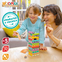 WOOMAX JUEGO DE MESA BLOQUES DE MADERA ANIMALES Blocks madera juegos CALIDAD DE CONFIANZA - details 4