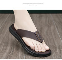 Zapatillas De Playa Para Hombre Verano Antideslizantes Impermeables Cómodas Sandalias Versátiles Casual De Exterior Microfibra Talla Verdadera - details 14