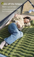 Colchón Doble Para Acampar Autoinflable Con Almohada Matrícula De Viaje Para 2 Personas Tapete De Aire Al Aire Libre - details 2