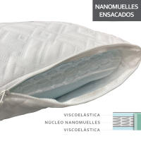 DECOLUNAHOME Almohada De Viscoelástica y Muelles Suave 70 Cms - details 3