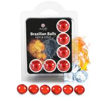 Brazilian Balls Efecto Frío Calor 2 o 6 Unidades Bolas Brasileñas De Secret Play Formuladas A Base De Aceite Para Masajes Estimulantes De Pareja Lubricante Anal Y Vaginal No Compatible Con Preservativos De Látex - details 1