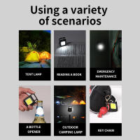 Linterna LED Recargable De 1500LM Super Brillante COB 500mah De Tamaño Pocket Keychain Impermeable Para Camping Al Aire Libre - details 23