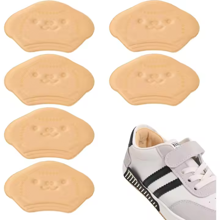 Zapatos de Tacón para niños, juego de 6 antifricción protectores para el talón, Plantas para Zapatos grandes, acochados para Zapatos Grandes de niños y niños (juego de 6) - 1