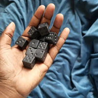 Juego De 10D6 Dados Negros Sin Impresión Para Juegos De Mesa Y Fiestas Regalos De Navidad Halloween Acción De Gracias - details 4
