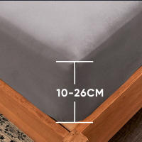 Sábana Adaptada De Algodón Y Poliéster 85% Para Cama Europea Con Banda Elástica Cubierta Protectora De Mátress Adultos Sábana Doble Linens - details 4