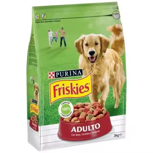 Pienso para perro FRISKIES Buey, ceraeles y verduras 3 kg - 1