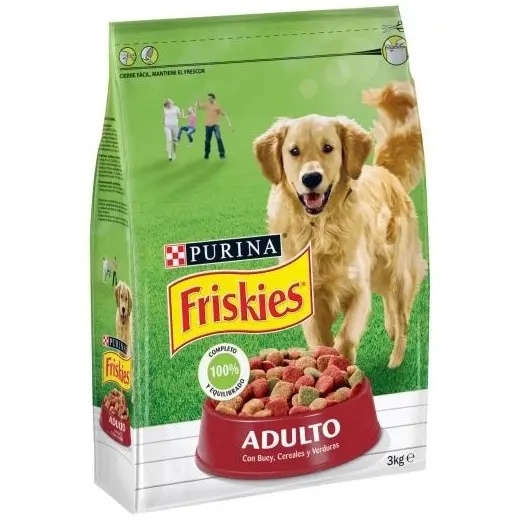 Pienso para perro FRISKIES Buey, ceraeles y verduras 3 kg - 1