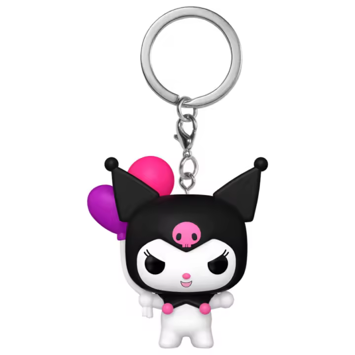 Llavero Pocket POP Hello Kitty KuromiFigura  Coleccionable - Idea de Regalo- Mercancia Oficial - Juguetes para Niños y Adultos - Movies Fans - Muñeco para Coleccionistas y Exposición - 1