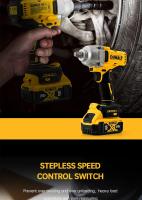 Llave De Impacto Sin Cable Dewalt DCF892 812N.m Torque Alto Three Speed Herramientas De Reparación Automotriz Con Motor Sin Escobillas 1/2 Pulgada - details 5