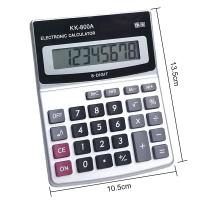Calculadora De Escritorio Dual Solar Y Batería Con Pantalla Grande De 8 Dígitos Para Estudiantes Y Finanzas Suministros De Regreso a La Escuela Estilo General Propósito Material Plástico Colores Verdes Morados Rosa Blanco - details 5