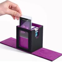 Nueva Caja De Almacenamiento De Tarjetas De Juego 100+ En Cuero PU De Alta Calidad Contenedor Ecológico Para Colección De Tarjetas De Windows - details 7