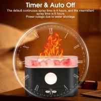 Difusor de aceites Esenciales Flame,difusor de aromaterapia con Luz Nocturna de color, humidificador de Aire ultrasilencioso,200 ml - details 1