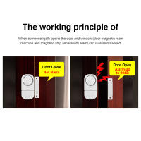 Sensor De Puerta Y Ventana KERUI Independiente Con Alarma De Seguridad Inalámbrica 90db Sensor Magnético Para Protección Doméstica - details 0