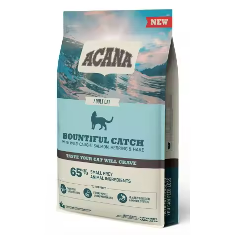 Acana Pienso para Gatos Bountiful Catch Cat con Salmón Salvaje, Arenque y Trucha - 1.8 Kg - 1