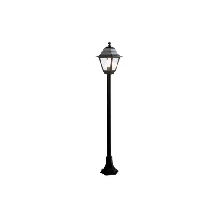 Papillon Farol Jardín Con Columna 1,2 Metros Negro - Diseño Elegante - 1