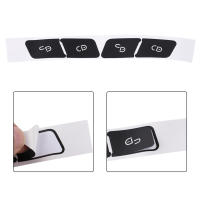 Cubierta De Botón De Bloqueo Y Desbloqueo De Puerta Para Coche Mercedes Benz Clase W204 2007-2014 W212 2010-2015 Material De Fibra De Carbono Accesorios Interiores - details 5