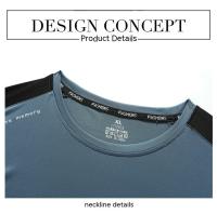 Camiseta De Hombros Desiguales Para Hombre Y Mujer Camiseta Deportiva De Verano Para Correr Corta Suelta De Seda Con Efecto De Hielo Secado Rápido - details 20