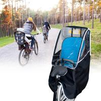 Cubierta De Lluvia Para Asiento De Niño En Bicicleta Con Ventana Transparente Universal Impermeable Para Bicicleta - details 2