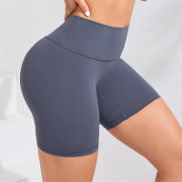 Shorts De Yoga Para Mujer Fitness Running High Waist Quick Drying Squat Proof Ciclismo Workout Gym Terciopelo Negro - details 5