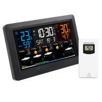 Estación Meteorológica Inteligente Tuya WIFI Medidor De Temperatura Y Humedad Para Interior Y Exterior Con Pronóstico Y Alarma De Clima - details 14