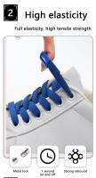 Nuevas Cremalleras De Zapatillas Sin Cordones 8MM Ampliadas Para Niños Y Adultos Cremalleras Elásticas De Bloqueo Para Zapatos - details 3