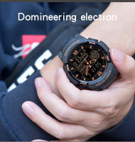 Reloj Deportivo De Pulsera Para Hombre SANDA Estilo Militar G-Style LED Digital Cronógrafo Resistente Al Agua Cuarzo Analógico-Digital Con Alarmas Y Calendario - details 2