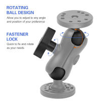 Soporte Rotatorio Universal Para Bote Y Kayak Montaje Para Localizador De Pescar Placa De Montaje Soporte De Kayak - details 13