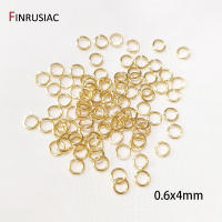 Anillos Saltarines De Oro Plateado 18K Real Para Fabricación De Joyas DIY 50-100 Pcs Por Bolsa Conectores De Anillos Partidos Accesorios De Venta - details 10