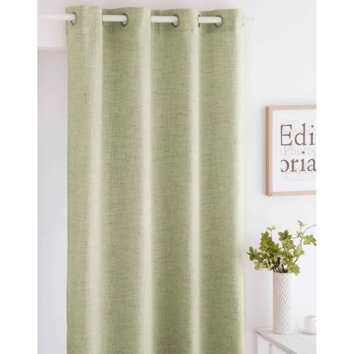 Cortina IM Alaia Color Verde, 140x270 cm, 100% poliéster, Fundeco - 1