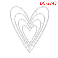 Spanish Happy Birthday Heart Love Bow Alphabet Bear Cherub Metal Cutting Dies Stencils Para Scrapbooking Y Embossing - details 13