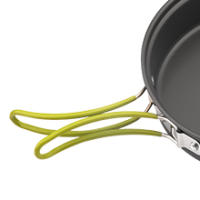 Juego de utensilios de cocina para acampar para 2 personas, equipo de camping, utensilios de fogata, antiadherentes, ligeros, apilables, ollas y tazones, bolsa de almacenamiento - details 2