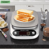 Fodwet Escala De Cocina Digital 5Kg/0.1G En Acero Inoxidable Con Pantalla LCD Para Hornear Cocinar Y Preparación De Comidas - details 4