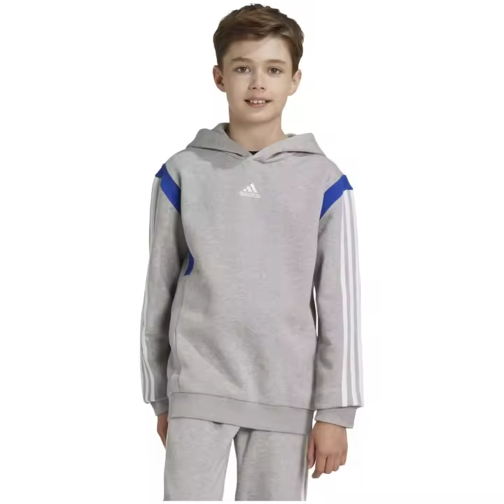 Sudadera con Capucha Adidas  para niños en color gris - 1