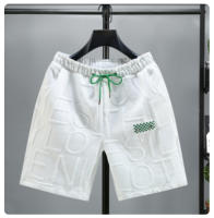 Nuevos Pantalones Cortos De Hombre Moda Knitted Cintura Elástica Cómoda Transpirable Talla Grande Estilo Casual Verano - details 8