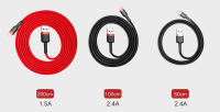 Cable USB Baseus Para iPhone 14 13 12 11 pro Max Xs X 8 plus Carga Rápida 2.4A Línea De Datos USB Con Conector Lightning - details 12
