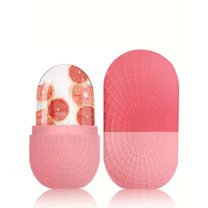 Rodillo De Hielo Para Cara Y Ojos Silicona Herramienta De Cuidado Facial Reutilizable Y Sellada Para Refrescar Y Fortalecimiento La piel - 1