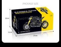 Bloques De Construcción Técnicos Clásicos Para Motocicleta Juguete De Montaje De Motocicleta Duke Harleys Locomotora Carril Racer Para Niños Regalo - details 15
