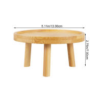 Soporte Para Plantas De Madera Resistente Interior/Exterior Para Patio Y Balcones Estilo Redondo Decoración De Jardín - details 4
