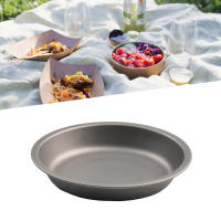 Plato De Camping Y Senderismo De Titanio 5.5*1.0" Herramientas Para Jardín Y Comida Utensilios De Cocina Y Comedor Al Aire Libre - details 7