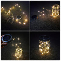 Luz Solar LED Para Botella De Mason Impermeable 20/10 Lámparas Colgantes Para Jardín Patio Porche Decoración Sin Batería - details 26