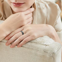 Anillo Inteligente De Salud Vintage Para Hombres Y Mujeres Anillo De Dormir Con Batería Duradera Tracker De Actividad Rastreador De Pasos Rastreador De Distancia Rastreador De Calorías Tamaños S M L Colores Oro Plata Negro - details 11